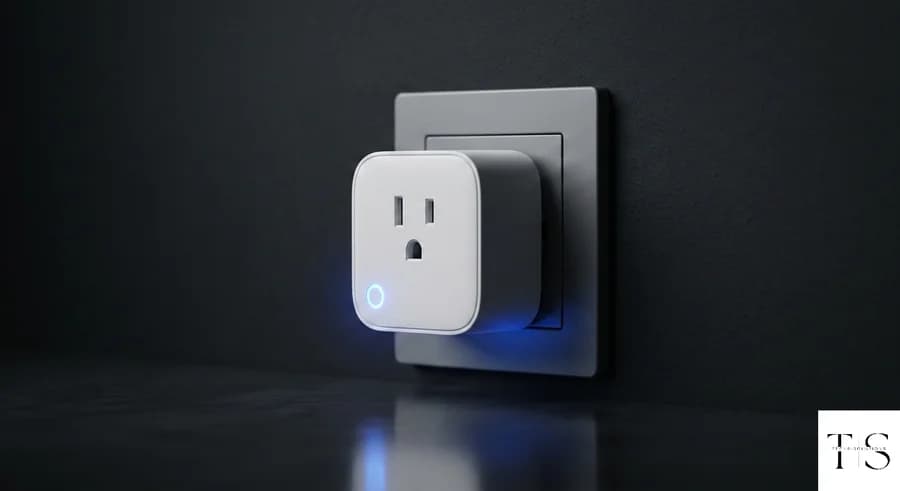 TS Smart Home smart plug device — compact ESP32-based hardware